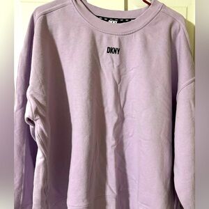 Light Purple DKNY Crew Sweatshirt NWOT